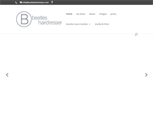 Tablet Screenshot of beatleshairdresser.com